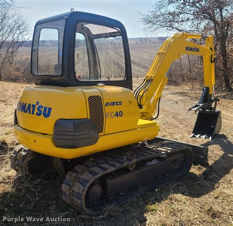 komatsu pc40 7 mini excavator|pc40 excavator specs.